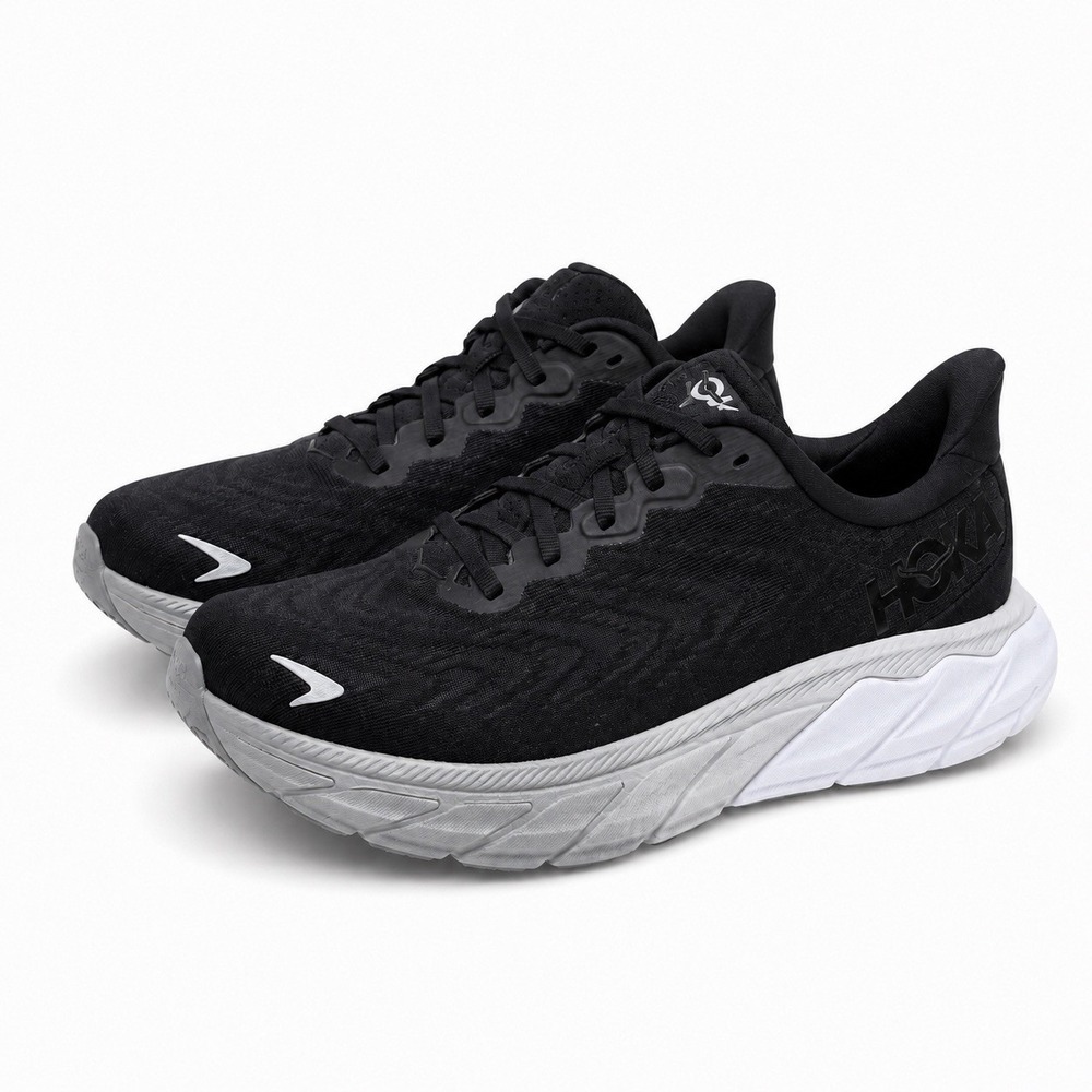 Hoka One One Arahi 6 Black White 1123195-BWHT Women's Size 7 B Running Shoes